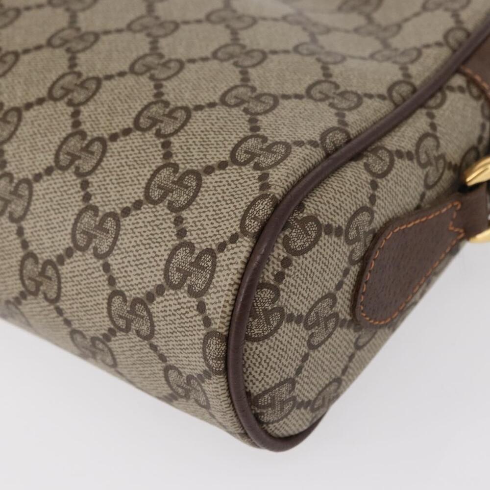 GUCCI GG Supreme Web Sherry Line Bag PVC Beige Red 119 02 087 Auth 152569 - Picture 16 of 16